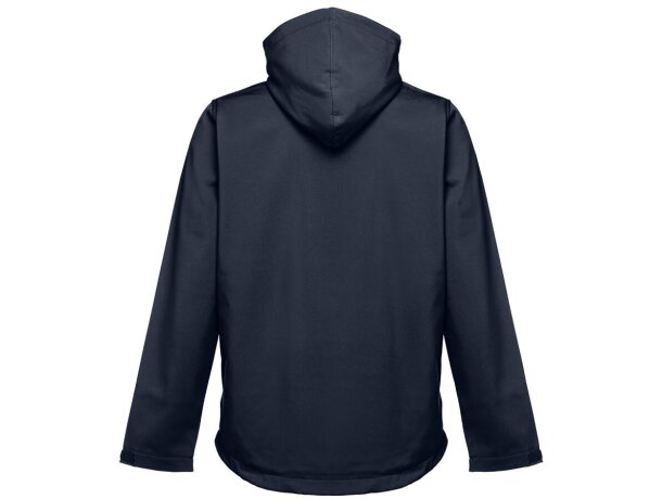 Chaqueta softshell zagreb con capucha removible para hombre Azul marino detalle 11