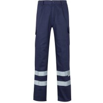 Pantalón multibolsillos sarga Asclepius azul