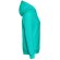 Sudadera unisex con capucha phoenix en algodón y poliéster Verde turquesa detalle 17