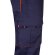 Pantalón de sarga multibolsillos bicolor VL Hypnos Azul marino/Naranja detalle 61