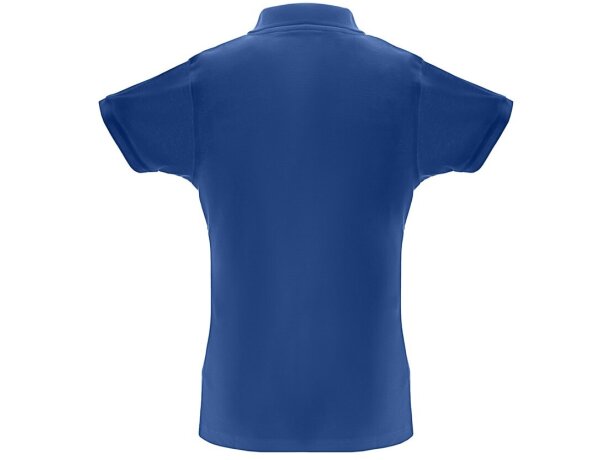 Polo Berlin Women piqué algodón corte cinturón para mujer Azul royal detalle 11