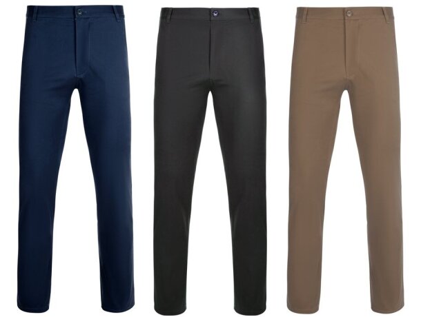 Pantalón chino Vishnu unisex elástico con cinco bolsillos detalle 1