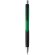 Bolígrafo Caribe colorido con antideslizante grabado verde
