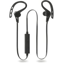 Auriculares ergonómicos multifunción negro con logo