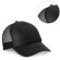 Gorra Nicola BK de poliéster y malla transpirable detalle 1