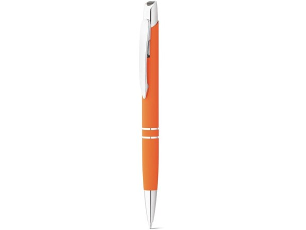Bolígrafo de aluminio MARIETA SOFT. Naranja detalle 2