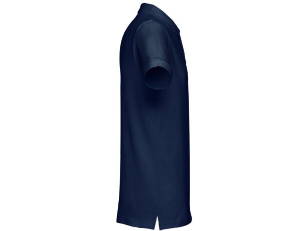 Polo de hombre Thc Dhaka II en algodón 195 g/m² Azul detalle 3