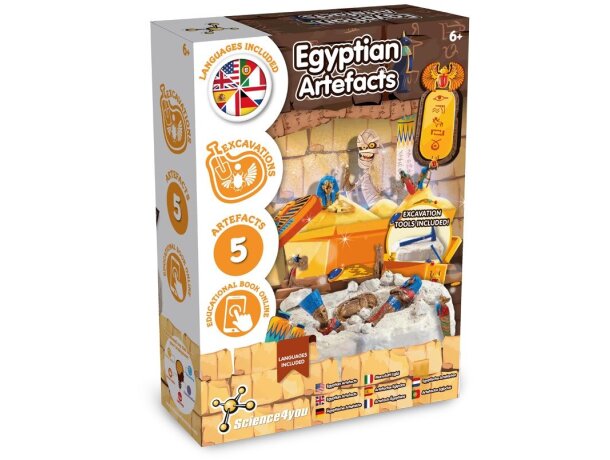 Ancient Egypt Excavation Kit I para niños Science4You detalle 1