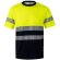 Camiseta piqué bicolor Bastet reflectante