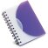 Libreta pequeña de colores violeta