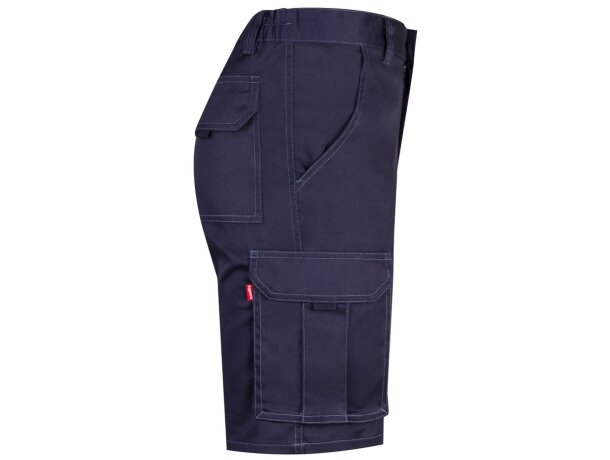 Bermudas elásticas multibolsillos Hebe con cinturilla elástica Azul detalle 25
