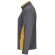 Chaqueta polar bicolor Geras con cinco bolsillos y cremallera Gris/Amarillo detalle 41