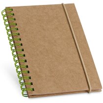 Libreta de cartón ecológico y banda elástica