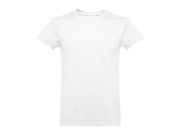 Camiseta THC Ankara algodón jersey 190g unisex cuello canalé detalle 1