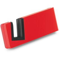 Soporte con ranura para móvil rojo personalizado