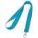 Lanyard con mosquetón para personalizar azul claro