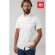 Camisa de trabajo personalizada London WH oxford blanca unisex