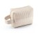 Bolso de mano Gili de PU reciclado con textura acolchada Beige