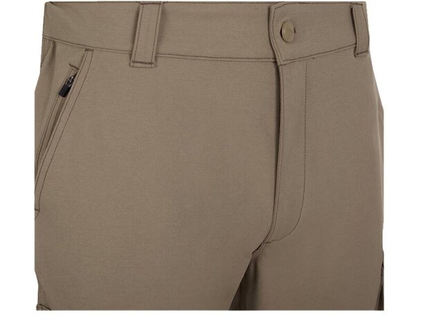 Pantalones nymphs de sarga elastica multiestiramiento 8 bolsillos Natural claro detalle 12