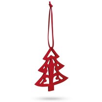 Set de adornos de árbol 3 piezas Hi!dea color rojo