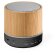 Altavoz Re-glashow bluetooth de bambú y rABS reciclado detalle 1