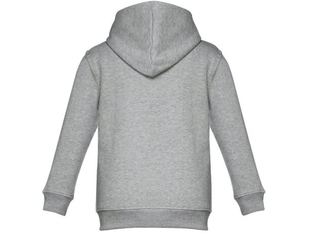 Sudadera Phoenix Kids con capucha para niños, algodón y poliéster Gris claro matizado detalle 4