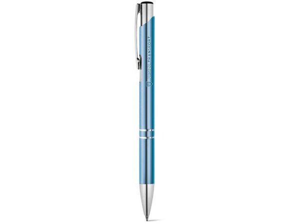 Bolígrafo clásico Beta personalizado con clip azul claro
