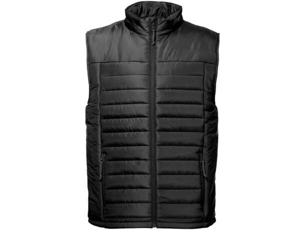 Chaleco acolchado THC Cloud nailon reciclado unisex Negro detalle 8