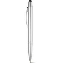 Bolígrafo aluminio con puntero para tablet barato gris claro Bolígrafo aluminio con puntero para tablet barato gris claro