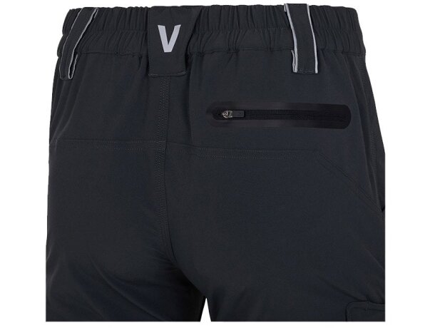 Pantalón VL Selene de nailon reciclado con detalles reflectantes Gris detalle 18