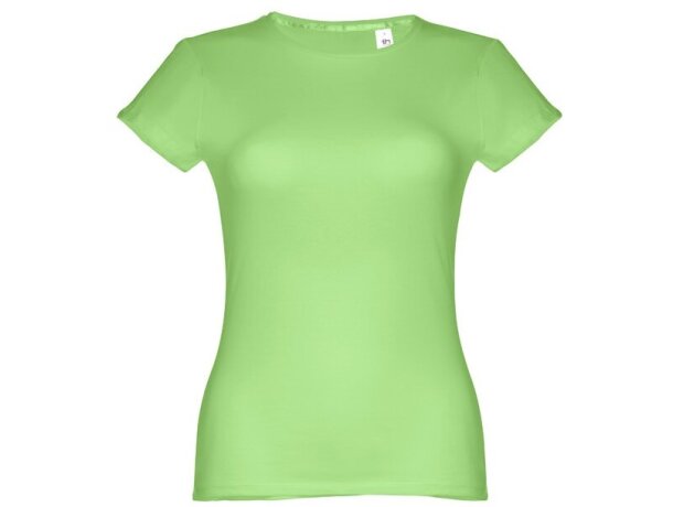 Camisetas manga corta corte entallado de algodón 150 g/m2 Thc Sofia Verde claro detalle 48