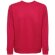 Sudadera unisex Colombo de algodón y poliéster, 240 g/m² Rojo detalle 24