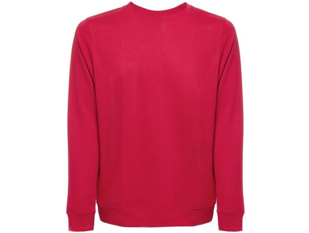 Sudadera unisex Colombo de algodón y poliéster, 240 g/m² Rojo detalle 24