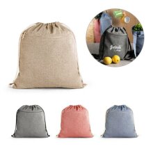 Mochila Chancery algodón reciclado 140g/m² certificación REACH