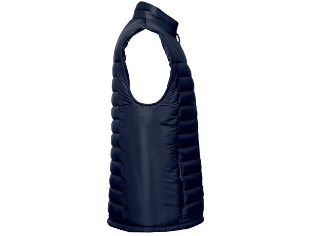 Chaleco acolchado THC Cloud nailon reciclado unisex Azul marino detalle 4