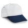 Gorra en poliester sencilla con visera color azul marino