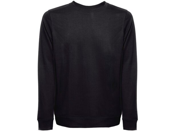 Sudadera unisex Colombo de algodón y poliéster, 240 g/m² Negro detalle 27