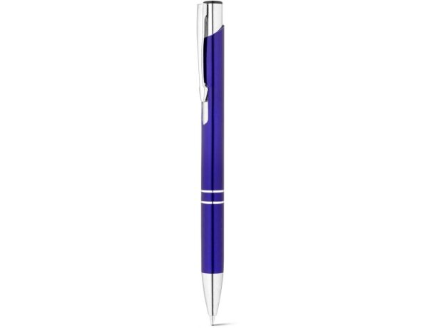 Bolígrafo con nombre para empresa de colores reciclado tinta azul Hi!dea Azul royal detalle 11