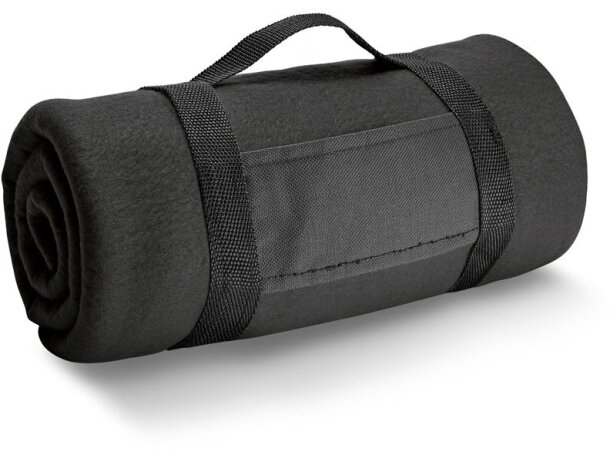 Manta polar Thorpe 180 g/m² con asa de transporte extraíble Naranja detalle 1