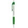 Bolígrafo Aero con grip y clip en color verde