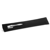 Funda personalizada para bolígrafo de poliester negra Funda personalizada para bolígrafo de poliester negra