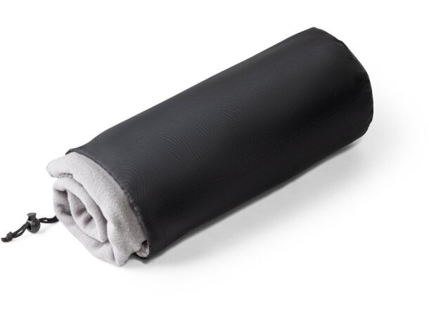 Manta para sofá personalizada tejido polar poliéster Hi!dea Galliot Gris detalle 3