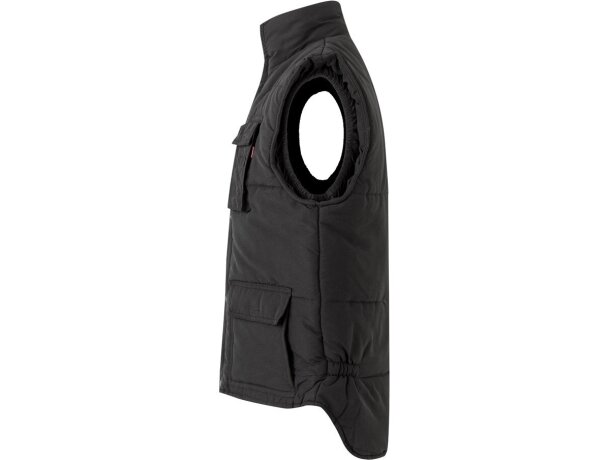Chaleco acolchado multibolsillos Vl Mefitis poliéster 220 g/m² Negro detalle 33