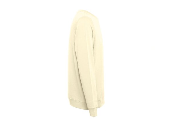 Sudadera unisex Colombo de algodón y poliéster, 240 g/m² Amarillo pastel detalle 15