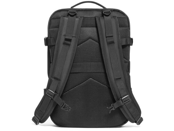 Mochila Dallas de poliéster reciclado 600D para portátil de 17.3” Negro detalle 4