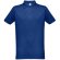 Polo berlin piqué de hombre con cuello y mangas en canalé Azul royal