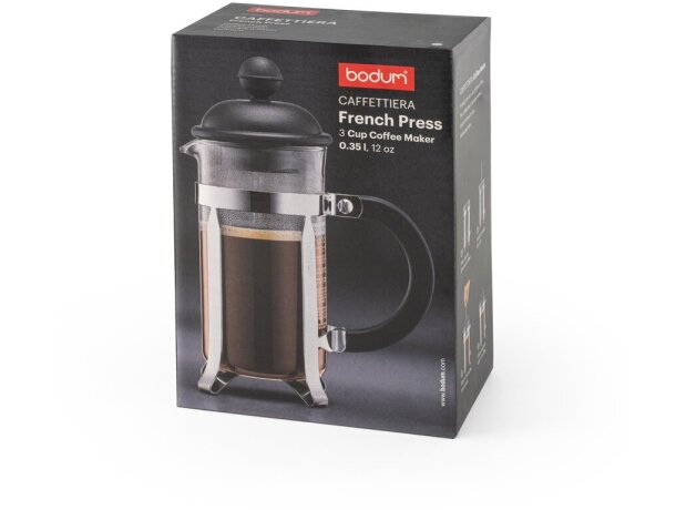 Cafetera Caffettiera 350 350ml Negro detalle 5