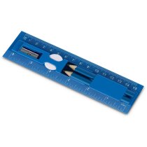 Set de escritura con regla personalizado azul Set de escritura con regla personalizado azul