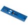set de escritura con regla personalizado azul