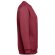 Sudadera Delta unisex de algodón y poliéster con interior cardado Burdeos detalle 32